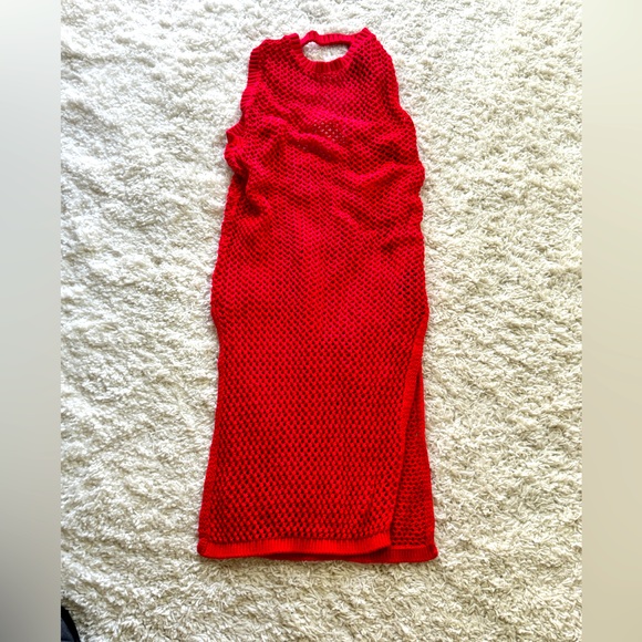 Beach Riot Swim Beach Riot Red Mesh Beach Cover L Poshmark
